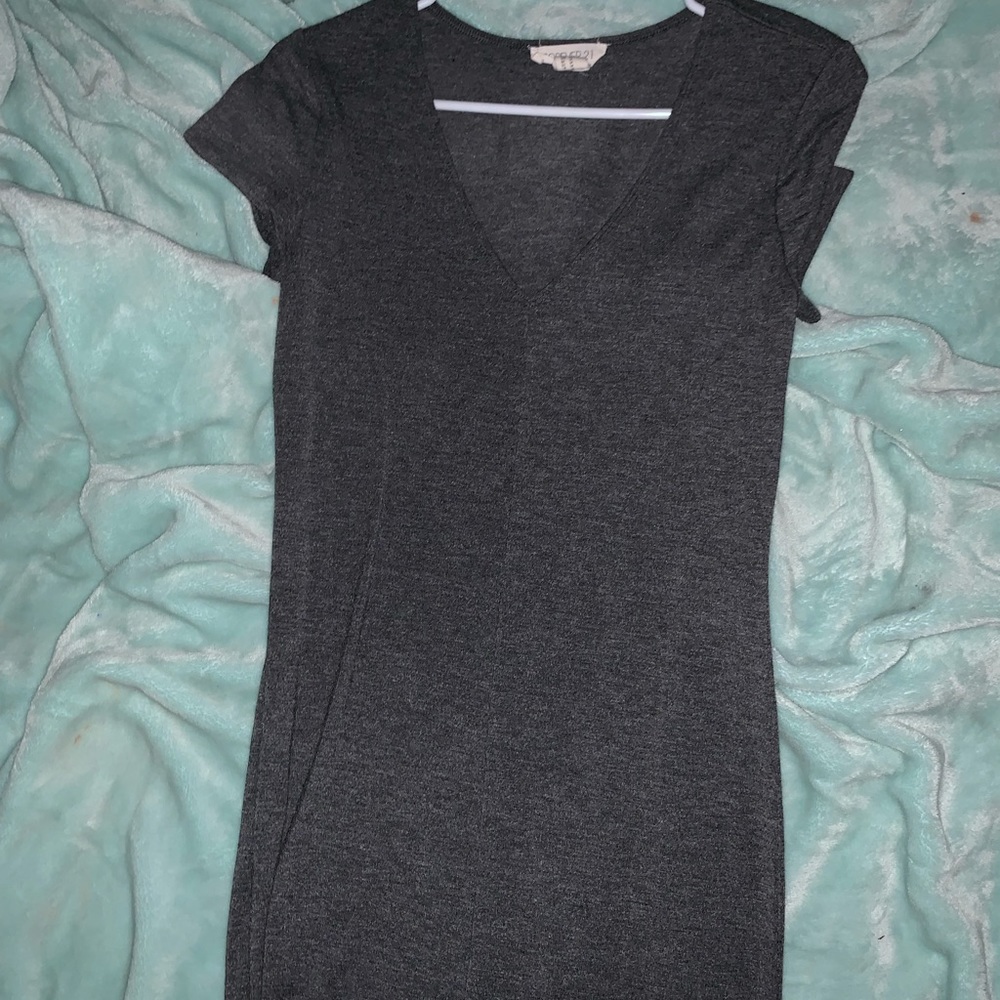 Tight grey dress